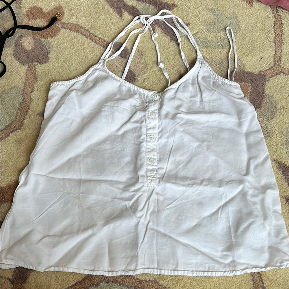 Cloth & Stone White cotton tank